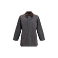 Barbour Black Cotton Full-Length Jacket