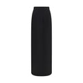 Maison Margiela Black Wool Oves Aries Long Skirt