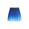 Casablanca Blue Silk Mini Skirt