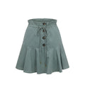 Trussardi Jeans Green Cotton Women Skirt