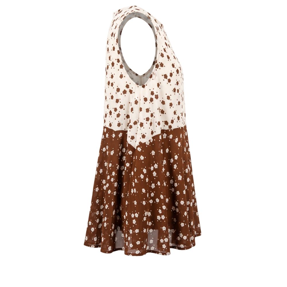 Trussardi Jeans Brown Viscose Women Tank