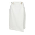 Trussardi Jeans White Polyester Women Skirt