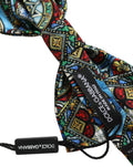 Dolce & Gabbana Men Multicolor Sicilian Adjustable Neck Papillon Bow Tie