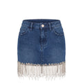 Trussardi Jeans Blue Denim Women Skirt