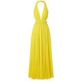 Trussardi Yellow Viscose Women Dress