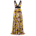 Trussardi Yellow Silk Women Dress