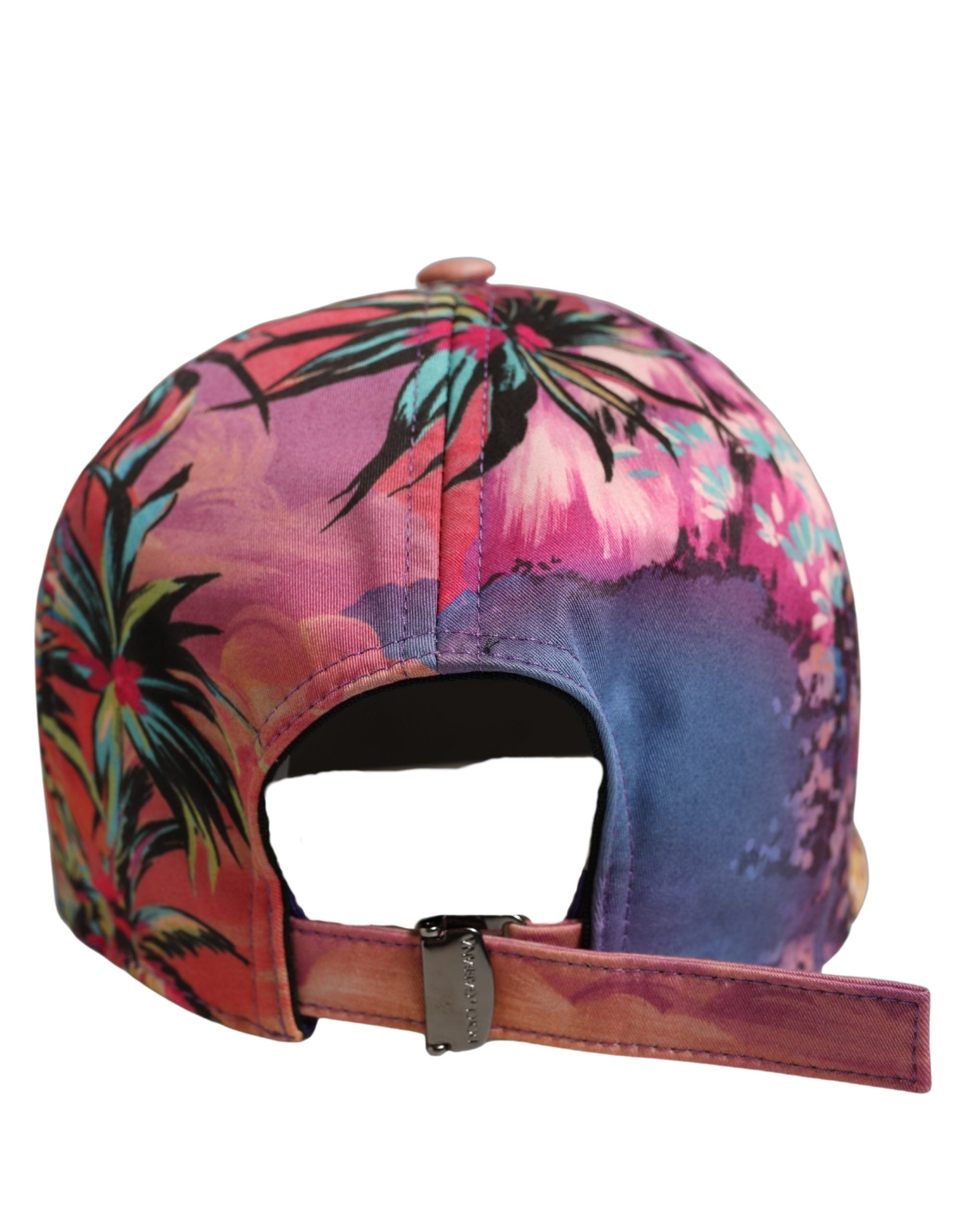 Dolce & Gabbana Multicolor Tropical Themed Baseball Capello Hat