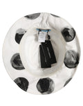 Dolce & Gabbana White Cotton Big Polka Dot Pattern Bucket Hat
