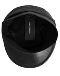 Dolce & Gabbana Black Cotton Gold DG Chain Baker Boy Capello Hat