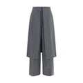 The Latest Gray Polyester Dress Pants