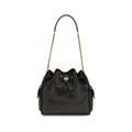 Tory Burch Black Calf Leather Bos Taurus Shoulder Bag