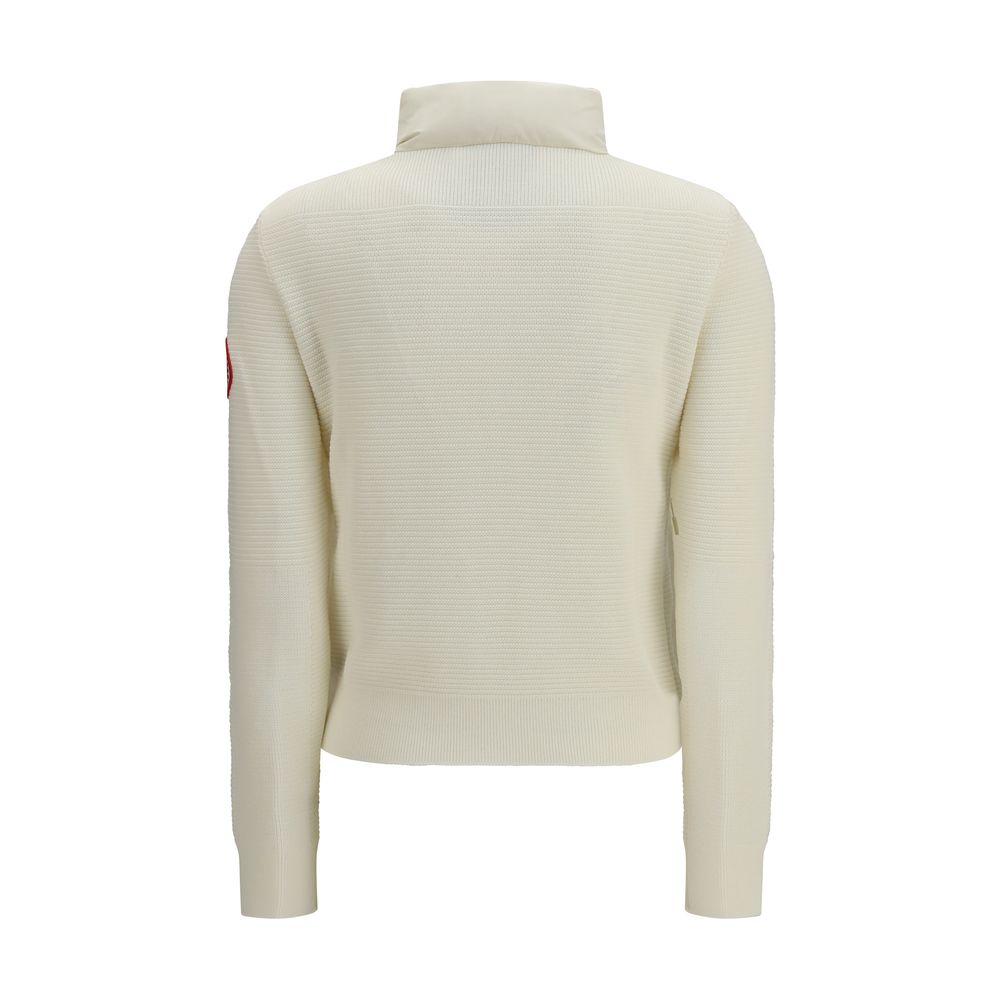 Canada Goose Beige Wool Oves Aries Full-Length Jacket