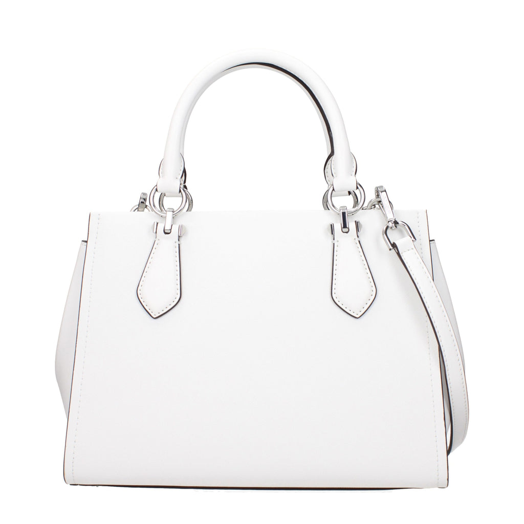 Michael Kors White Leather Handbag