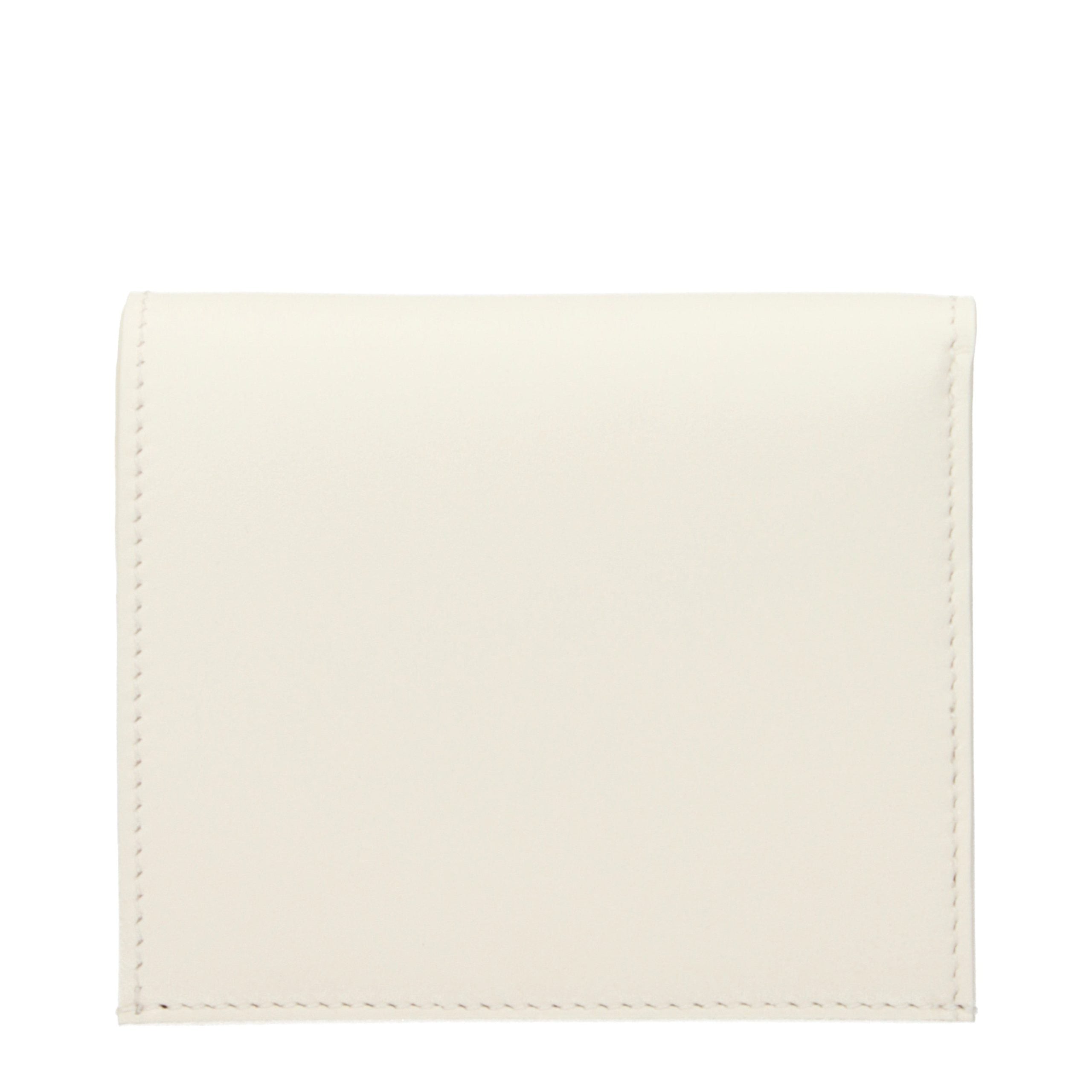 Jil Sander White Leather Wallet