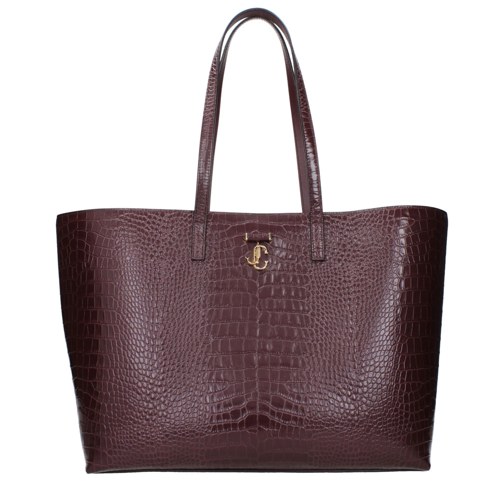 Jimmy Choo Red Leather Shoulder Bag