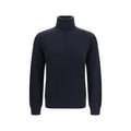 Brioni Blue Cashmere Turtleneck