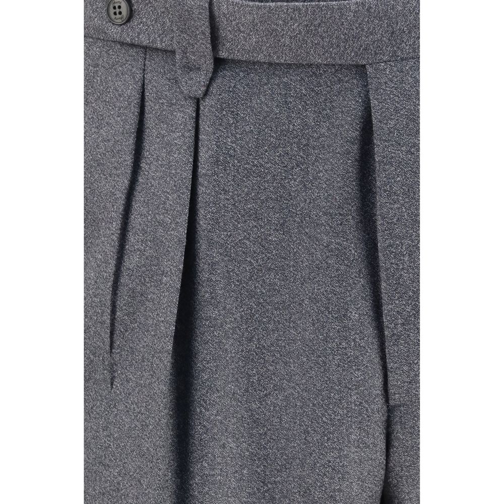 Brioni Gray Wool Oves Aries Casual Pants