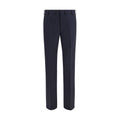 Prada Blue Wool Oves Aries Dress Pants