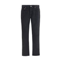 Saint Laurent Black Cotton Slim Fit Jeans