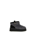 PINKO Black Fabric Ankle Boots