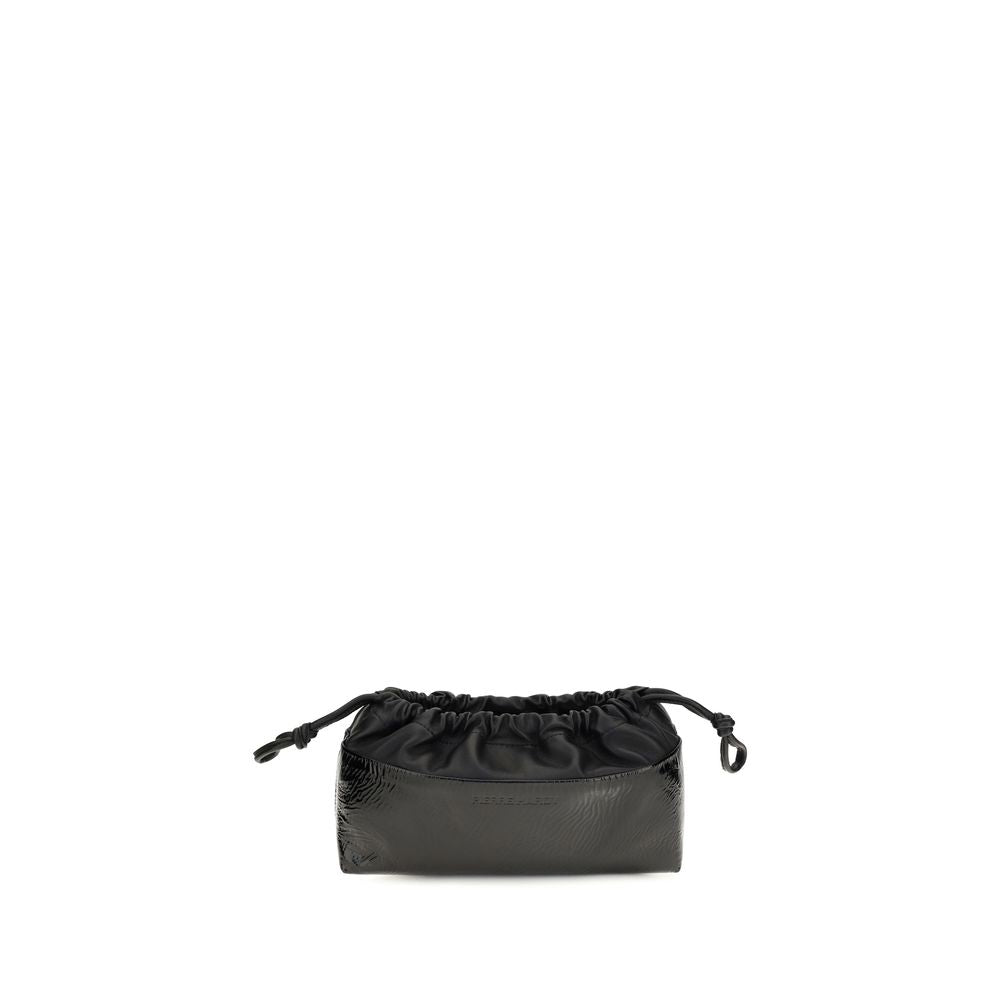 Pierre Hardy Black Calf Leather Bos Taurus Clutch Bag