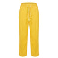 Trussardi Jeans Yellow Cotton Women Pant