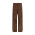 Arma Brown Leather Pants