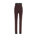 The Attico Purple Viscose Leggings