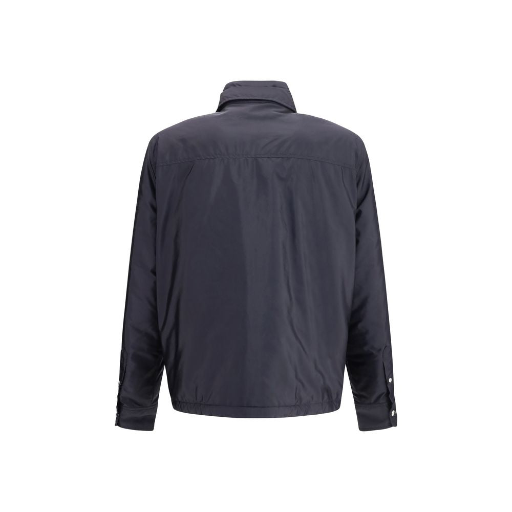 Moncler Blue Polyamide Shell Jacket