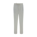 Brunello Cucinelli White Linen Casual Pants