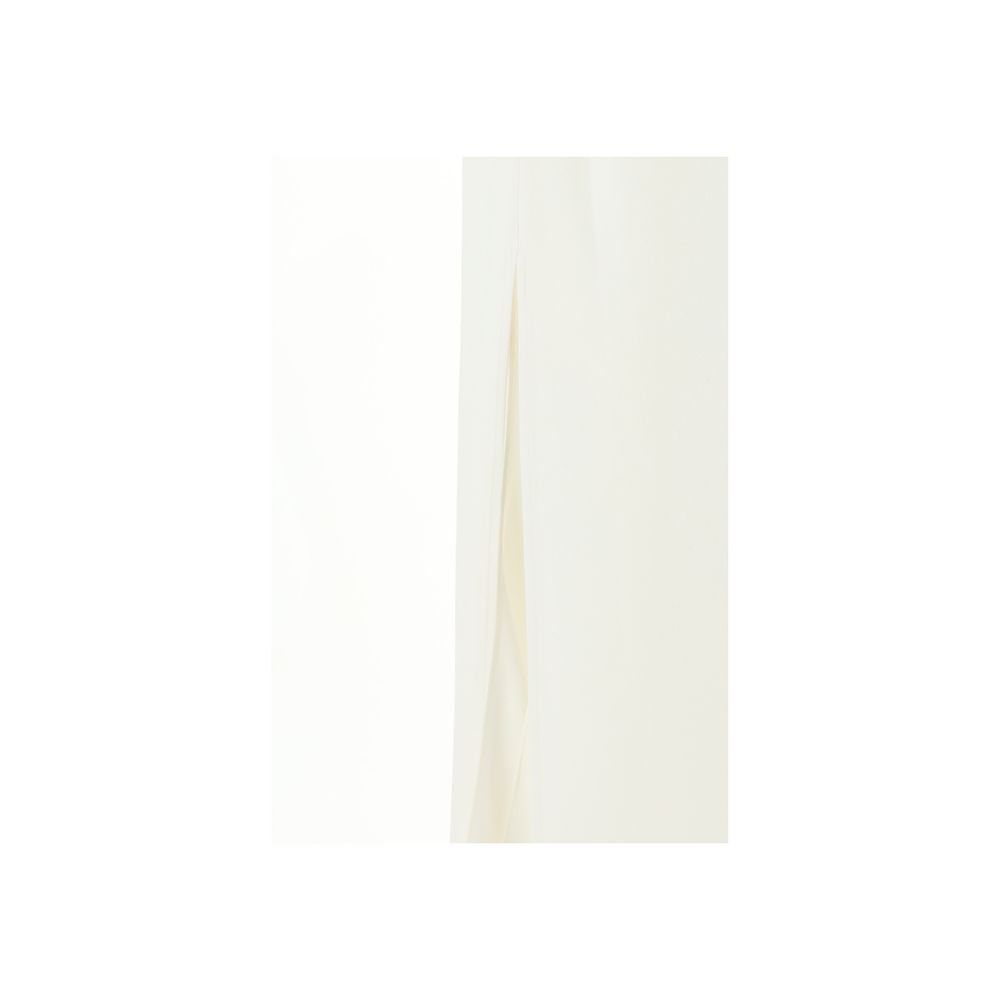 Brunello Cucinelli White Viscose Long Skirt
