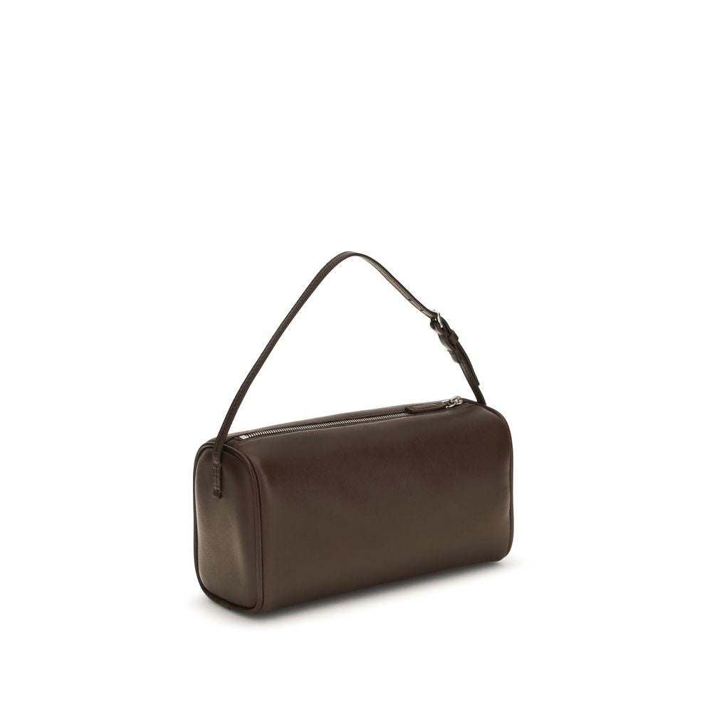 The Row Brown Calf Leather Bos Taurus Shoulder Bag