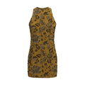 Saint Laurent Brown Polyamide Cocktail Dress