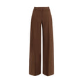 Ermanno Scervino Brown Viscose Casual Pants