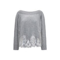 Ermanno Scervino Gray Cashmere Sweater