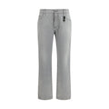 Ermanno Scervino Gray Cotton Boyfriend Jeans