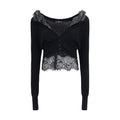 Ermanno Scervino Black Cashmere Cardigan