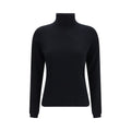 Allude Black Cashmere Turtleneck