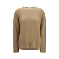 Allude Beige Cashmere Sweatshirt