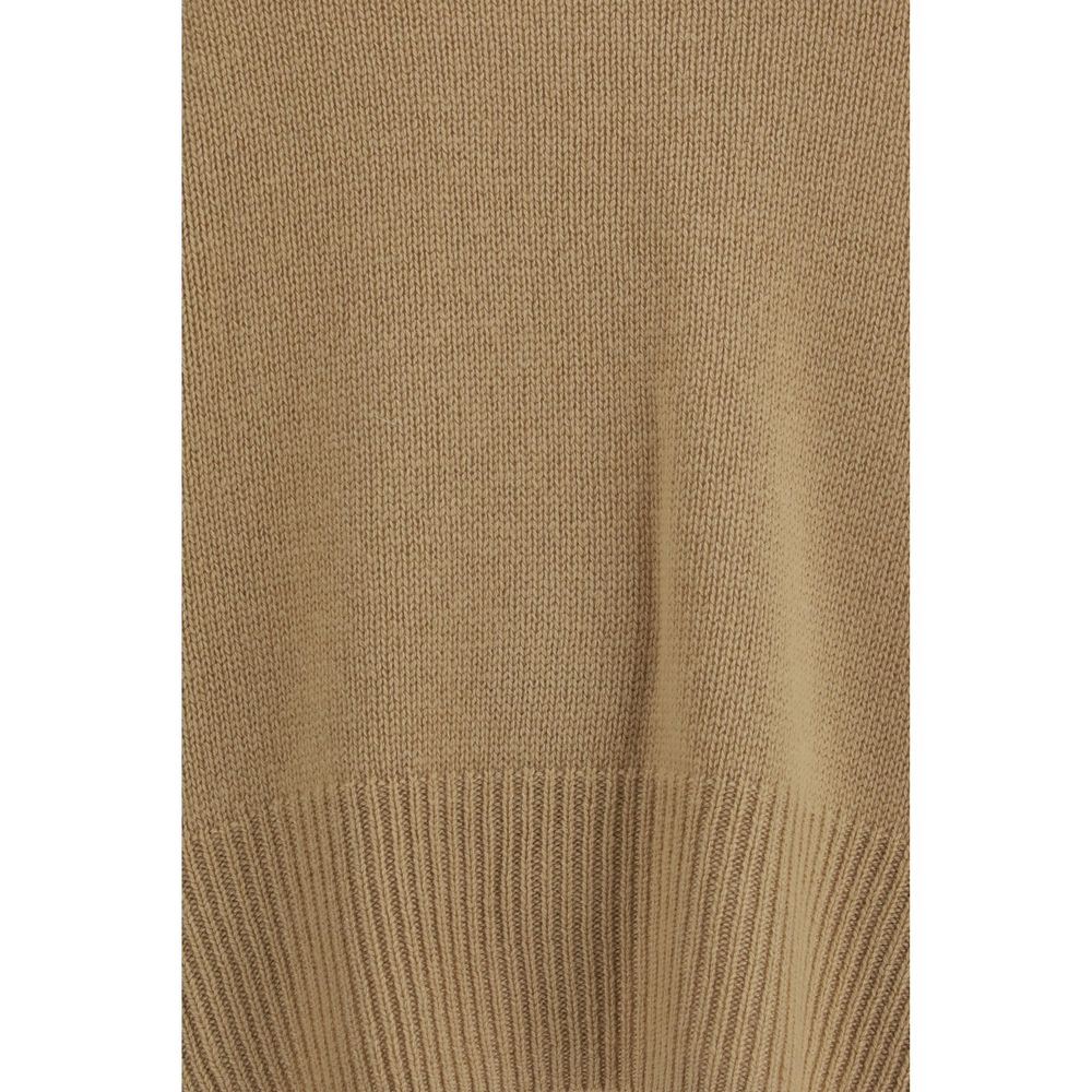 Allude Beige Cashmere Sweatshirt