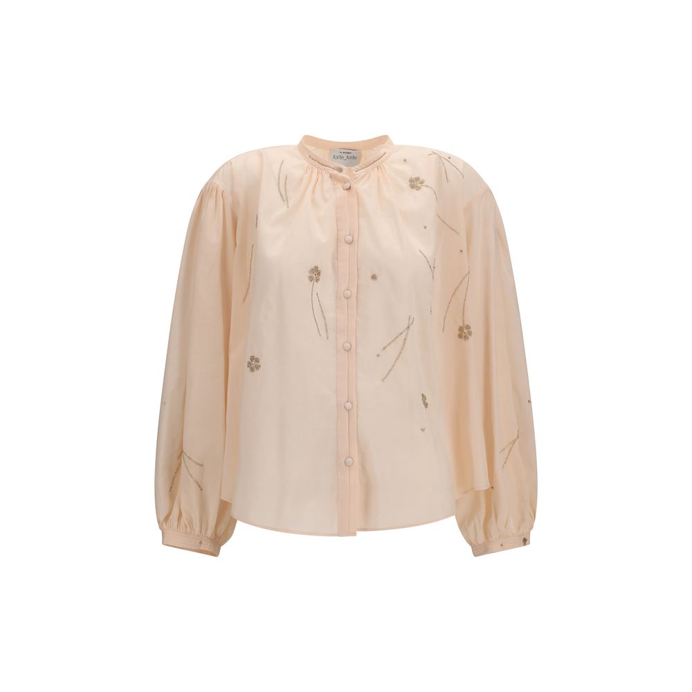 Forte_Forte Multicolor Cotton Blouse