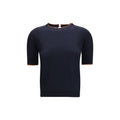 Max Mara Blue Silk T-Shirt