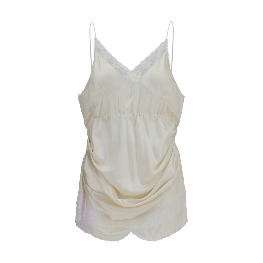 Magda Butrym Beige Viscose Cocktail Dress