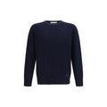 Brooksfield Blue Wool Oves Aries Sweatshirt