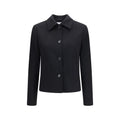 Lardini Black Wool Oves Aries Full-Length Jacket