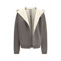 Rick Owens Gray Wool Oves Aries Hoodie