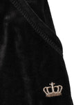 Juicy Couture Dark Gray Mid Waist Tapered Cropped Trouser Pants