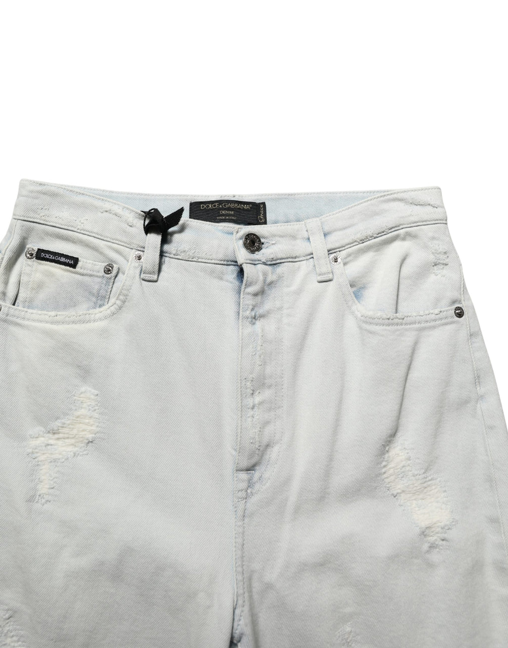 Dolce & Gabbana Light Blue Cotton Stretch Skinny Denim Jeans
