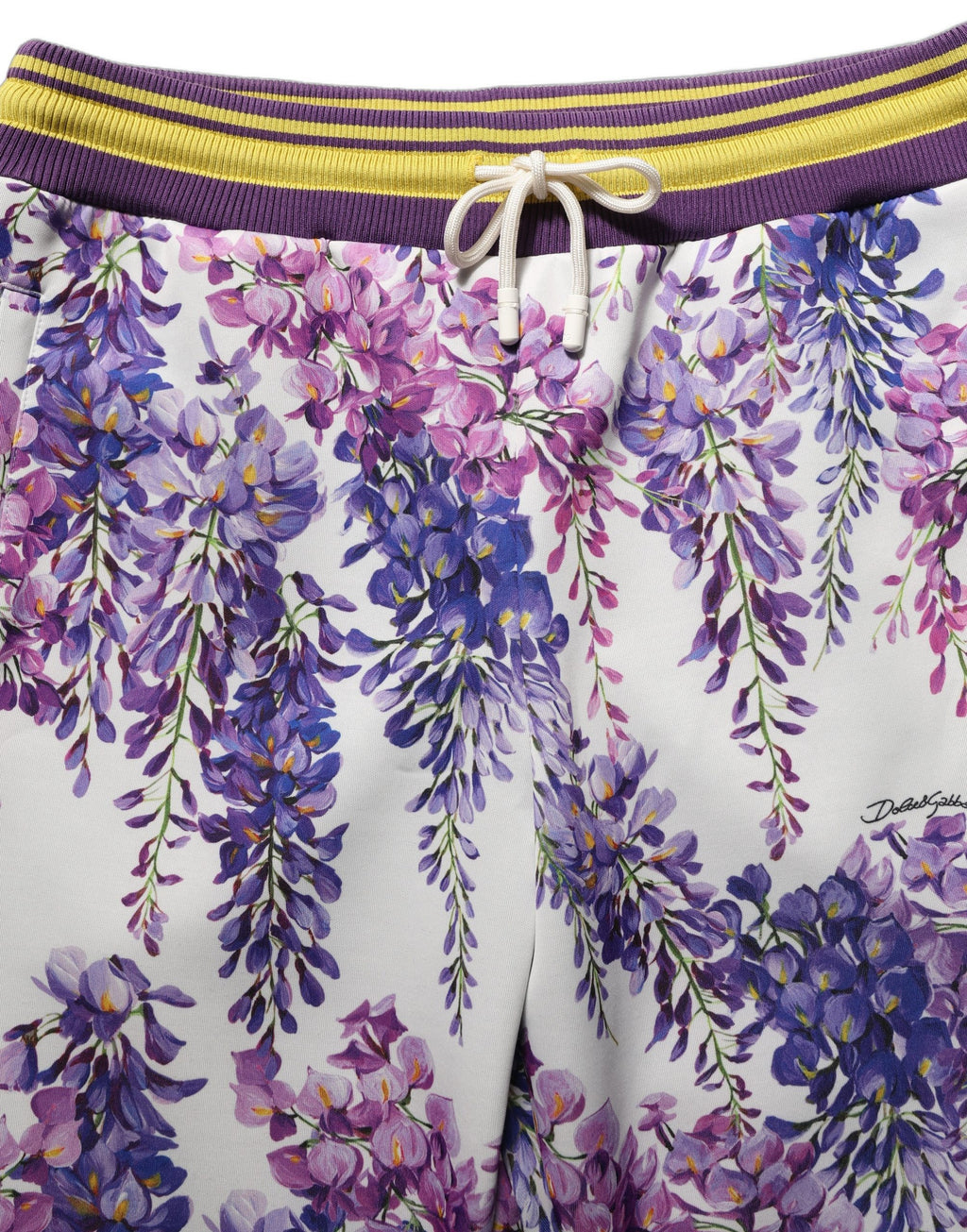Dolce & Gabbana Multicolor Floral Mid Waist Jogger Pants