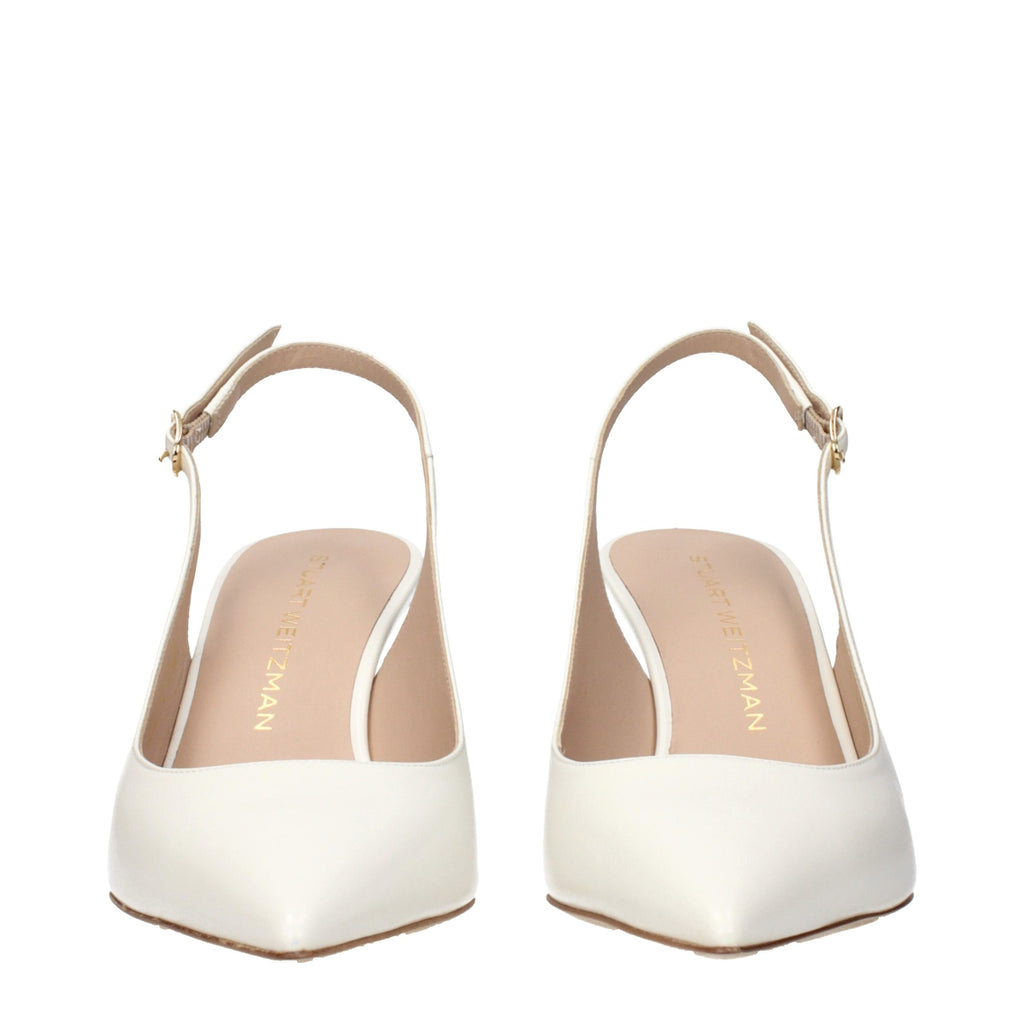 Stuart Weitzman Beige Leather High Heel Pumps